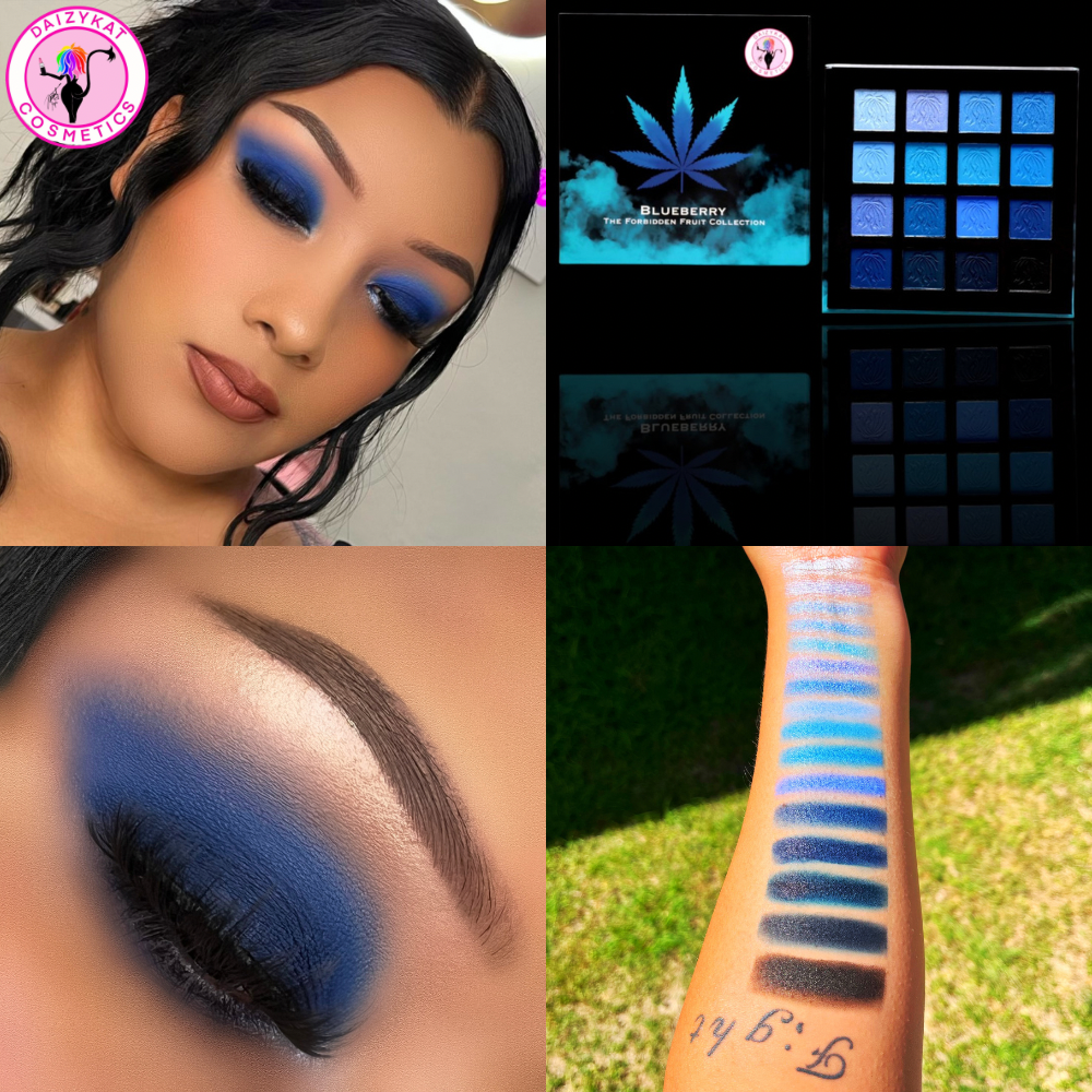 BLUEBERRY EYESHADOW PALETTE - All The Blues You Need!! FORBIDDEN