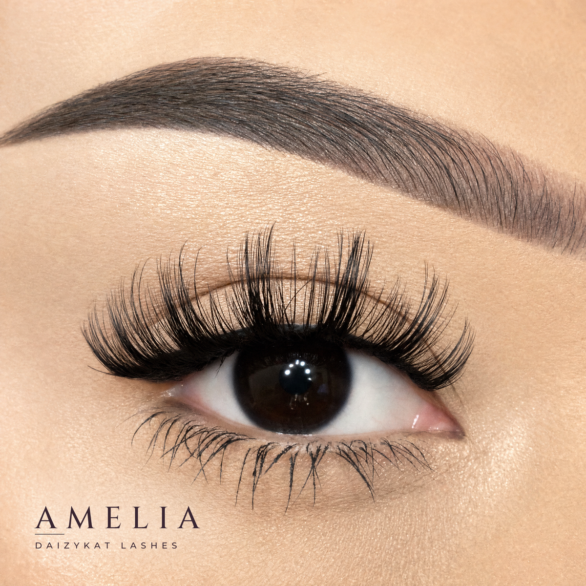 Amelia- 4D Luxury Synthetic Easy To Apply Hand Made Lashes