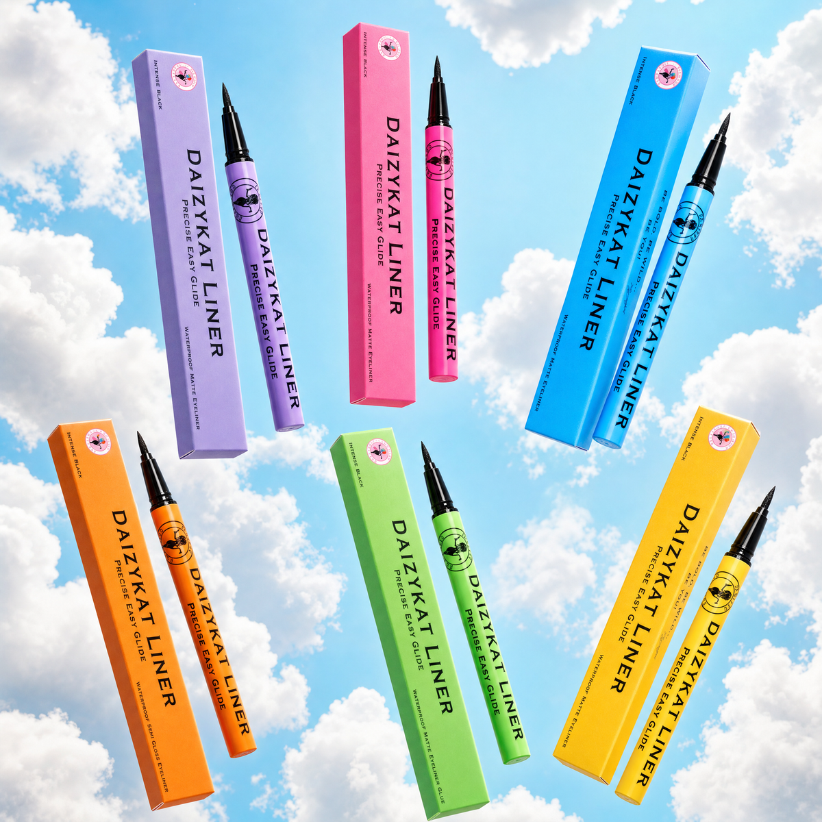 209 BIN -Waterproof Matte Intense Black Eyeliner (Pink Packaging)
