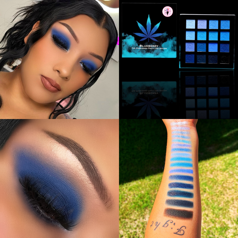 BLUEBERRY EYESHADOW PALETTE - All The Blues You Need!! FORBIDDEN