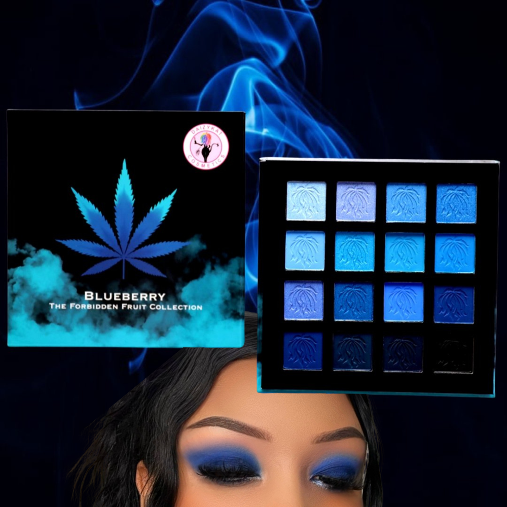 BLUEBERRY EYESHADOW PALETTE - All The Blues You Need!! FORBIDDEN
