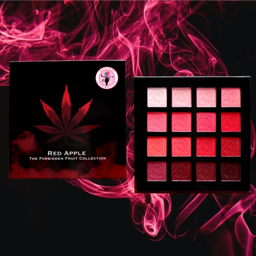 RED APPLE EYESHADOW PALETTE - All The Reds You Need!! - The Pink Makeup Box