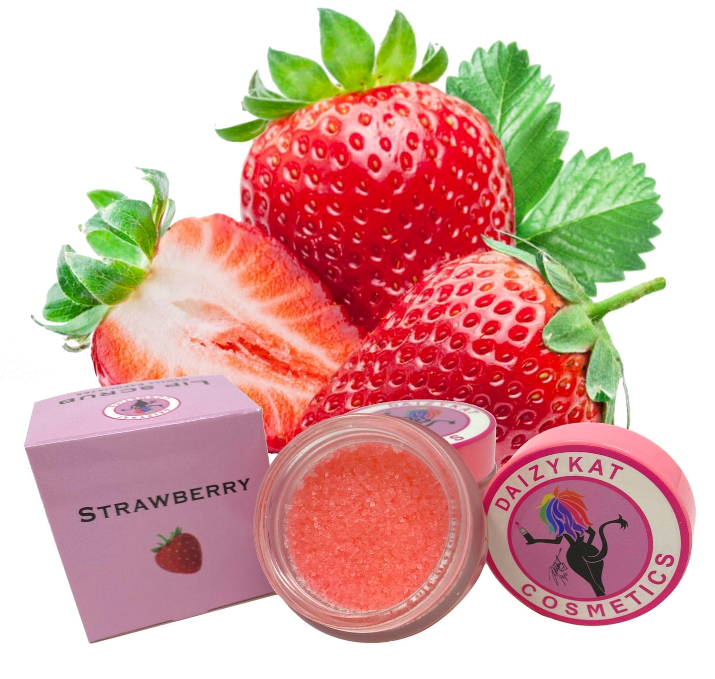 Strawberry Lip Scrub - The Pink Makeup Box