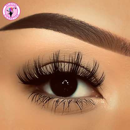 Amelia- 4D Luxury Synthetic Easy To Apply Hand Made Lashes - The Pink Makeup Box