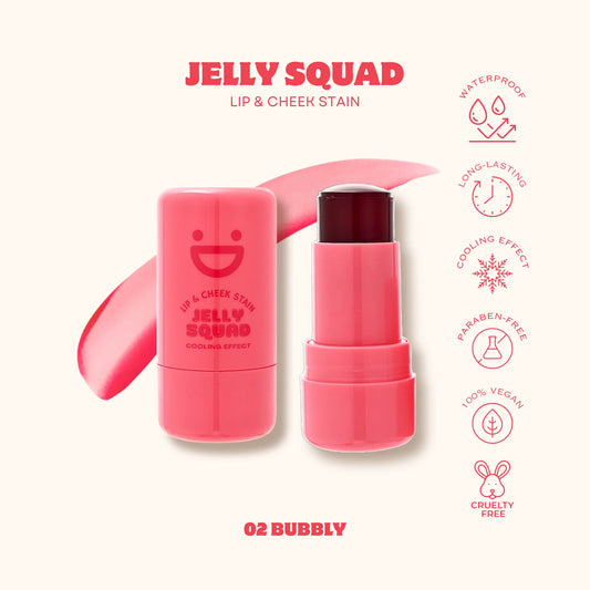 Jelly Squad - Lip and Cheek Stain - #2 Bubbly