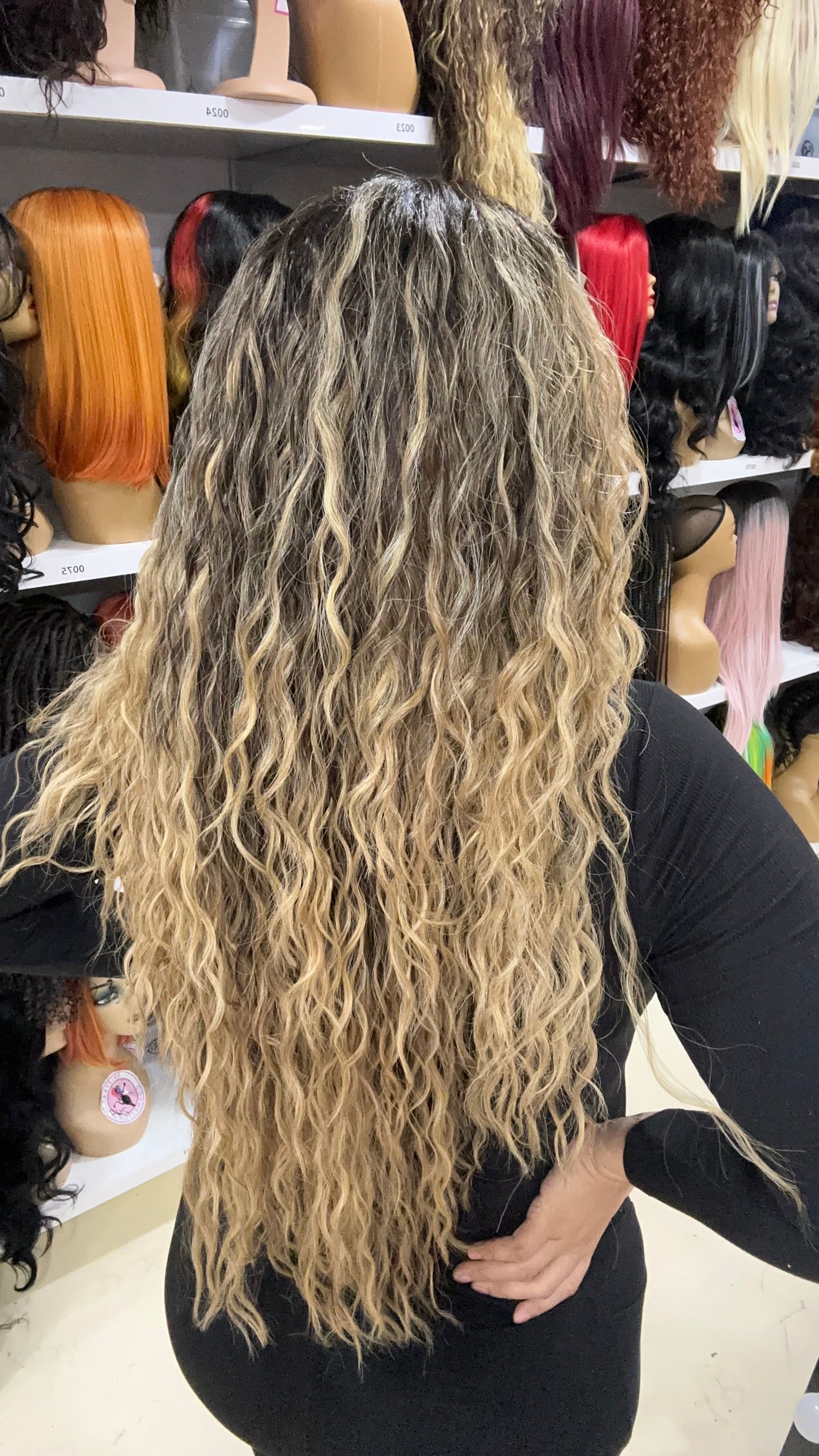 Erica - 13x4 Free Part Lace Front Wig - Honey 30in - The Pink Makeup Box