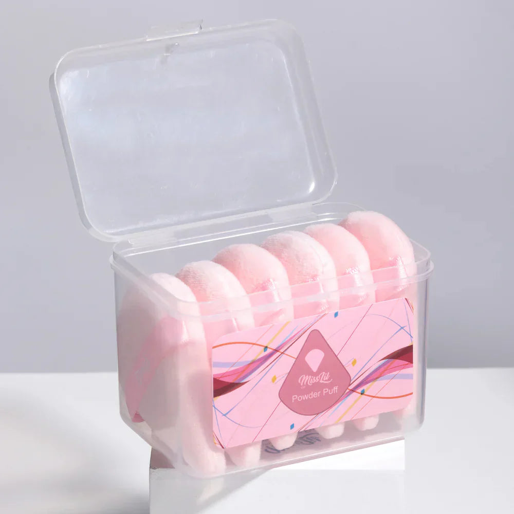 Powder Puff Set Pink - The Pink Makeup Box