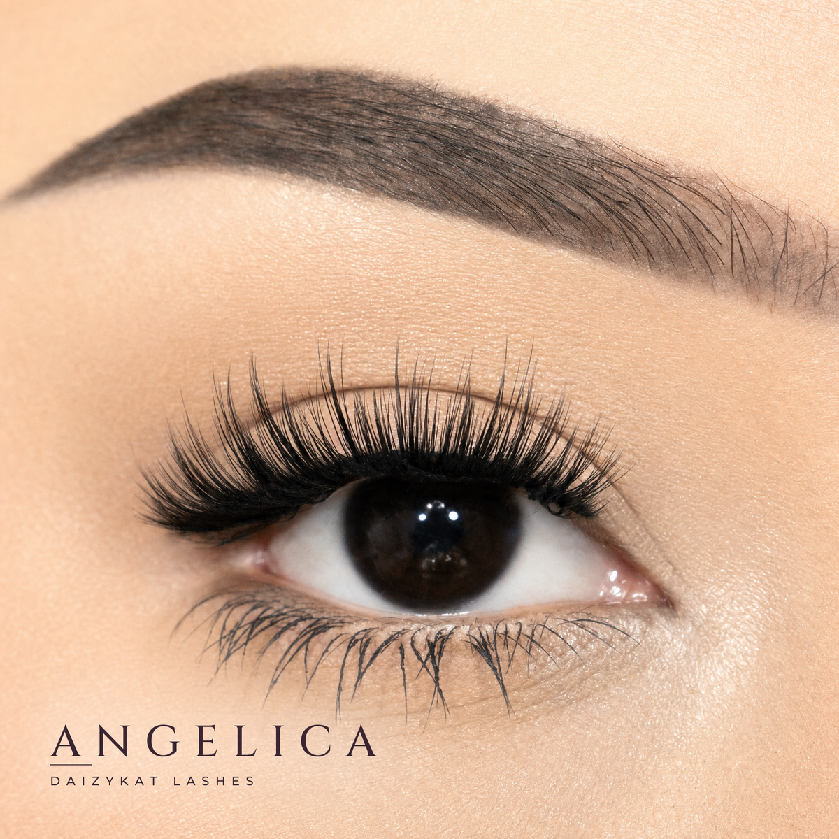 Angelica - 4D Luxury Synthetic Easy To Apply Hand Made Lashes