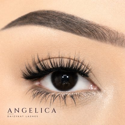 Angelica - 4D Luxury Synthetic Easy To Apply Hand Made Lashes