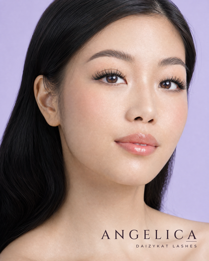 Angelica - 4D Luxury Synthetic Easy To Apply Hand Made Lashes