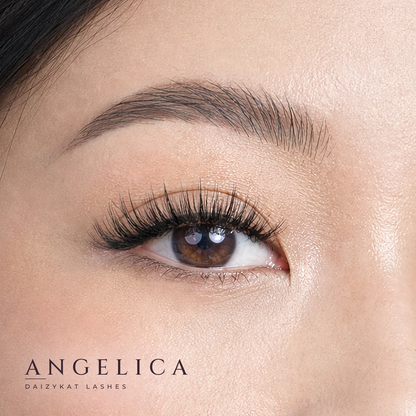 Angelica - 4D Luxury Synthetic Easy To Apply Hand Made Lashes