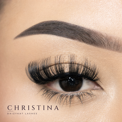 Christina - 4D Luxury Synthetic Easy To Apply Hand Made Lashes