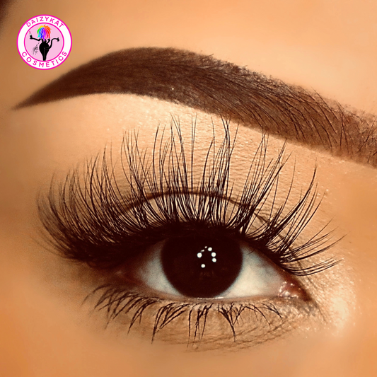 Victoria - 4D Luxury Synthetic Easy To Apply Hand Made Lashes - The Pink Makeup Box