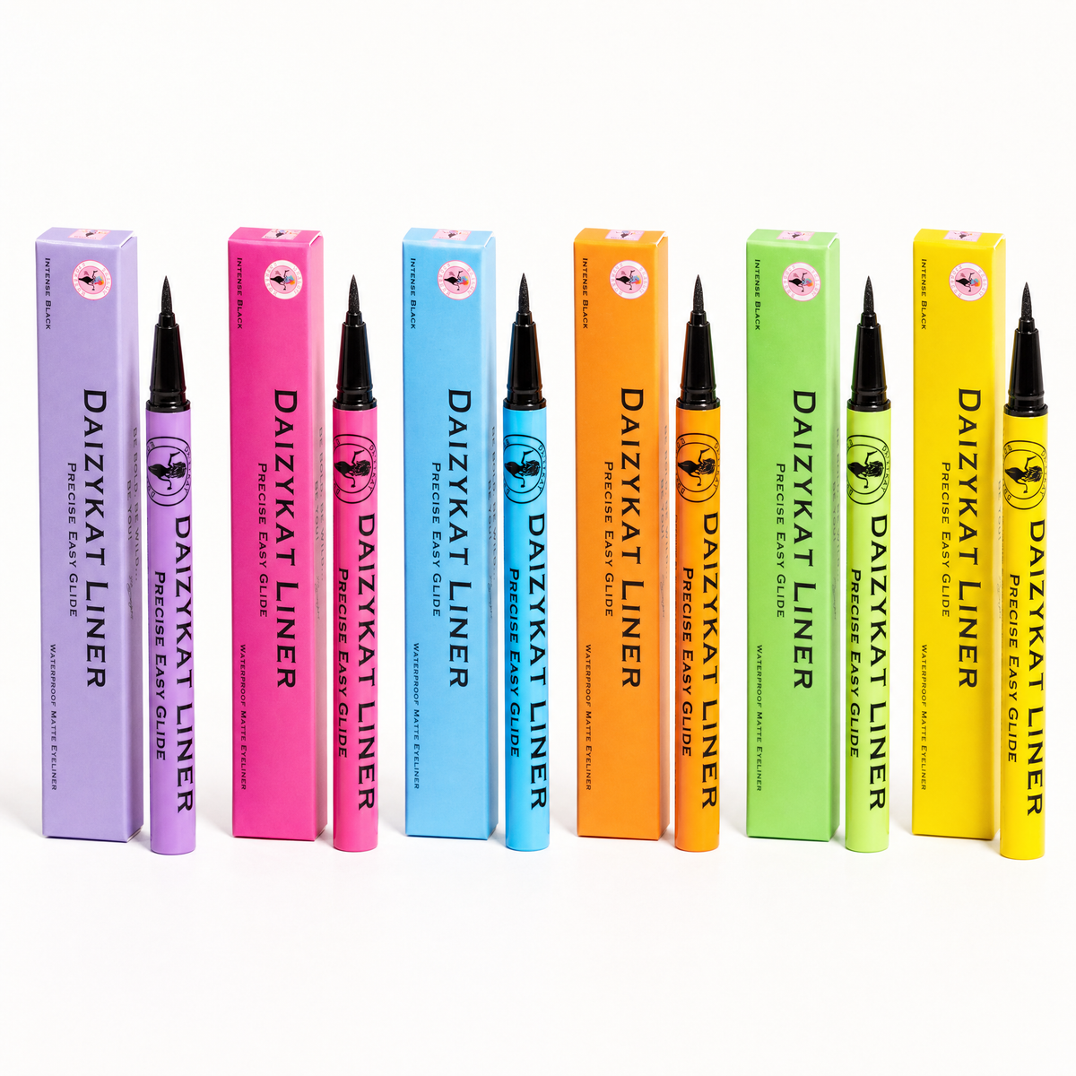 211 BIN - Waterproof Semi Gloss Intense Black Eyeliner (Orange Packaging)