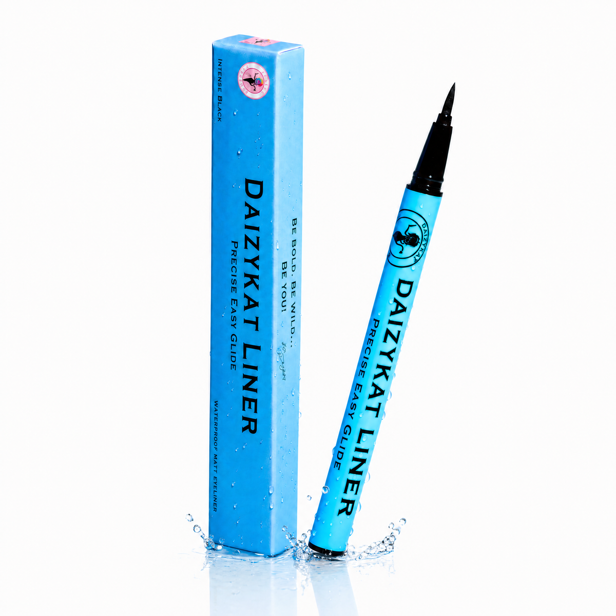 210 BIN - Waterproof Matte Intense Black Eyeliner Glue (Blue Packaging)