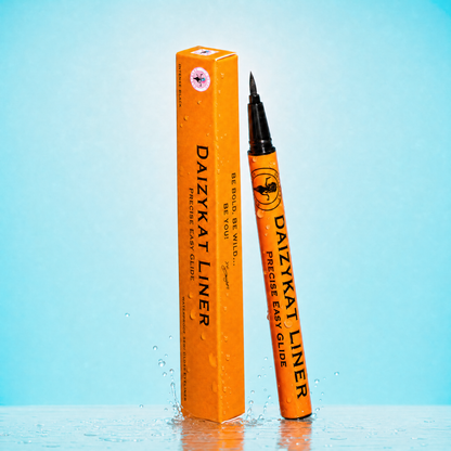 211 BIN - Waterproof Semi Gloss Intense Black Eyeliner (Orange Packaging)