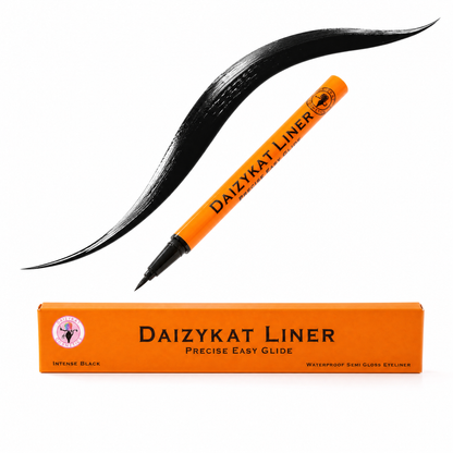 211 BIN - Waterproof Semi Gloss Intense Black Eyeliner (Orange Packaging)