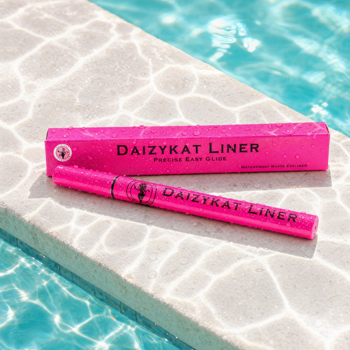 209 BIN -Waterproof Matte Intense Black Eyeliner (Pink Packaging)