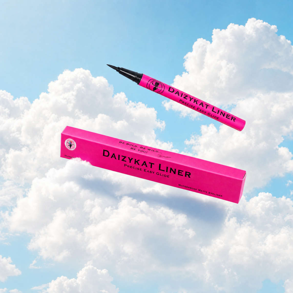 209 BIN -Waterproof Matte Intense Black Eyeliner (Pink Packaging)