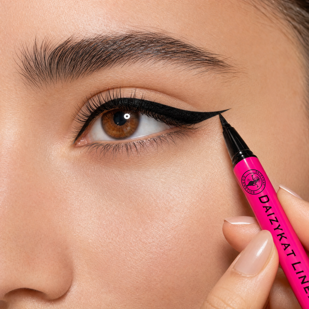 209 BIN -Waterproof Matte Intense Black Eyeliner (Pink Packaging)