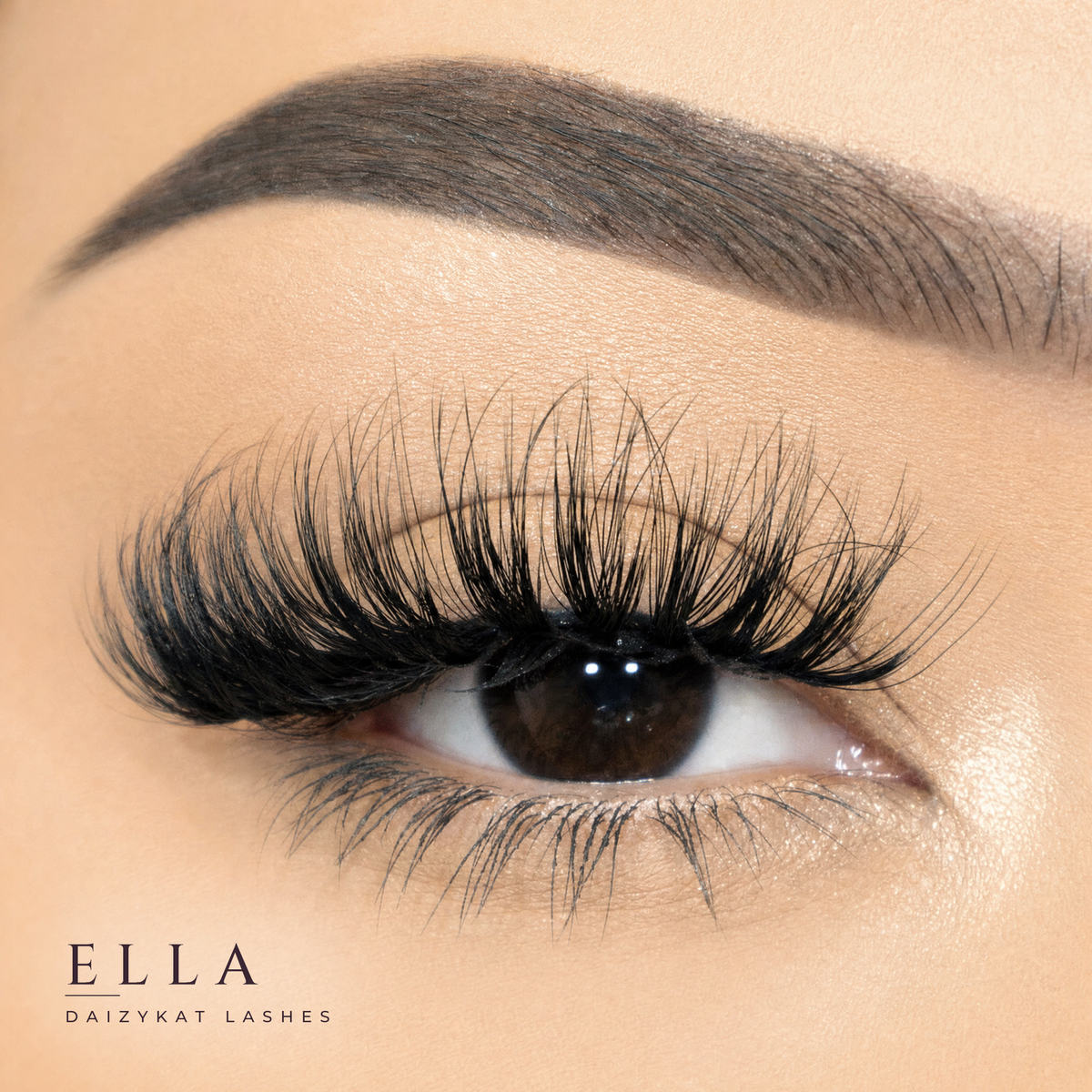 Ella - 4D Luxury Synthetic Easy To Apply Hand Made Lashes