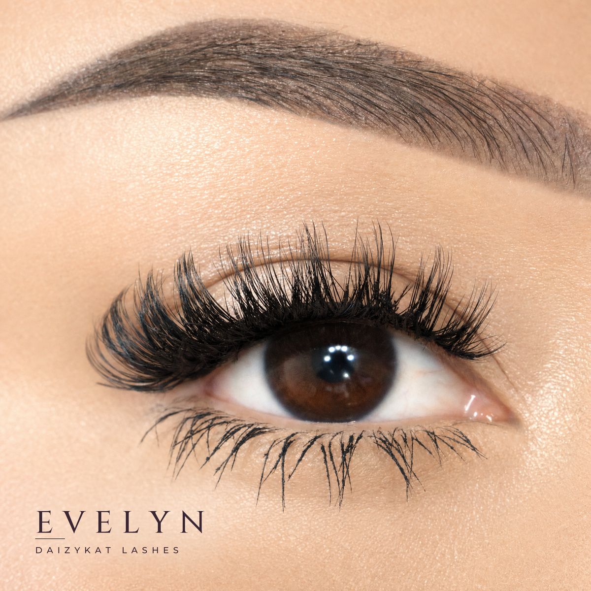 Evelyn - 4D Luxury Synthetic Easy To Apply Hand Made Lashes