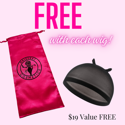 Erica - 13x4 Free Part Lace Front Wig - Color Black 30in - The Pink Makeup Box