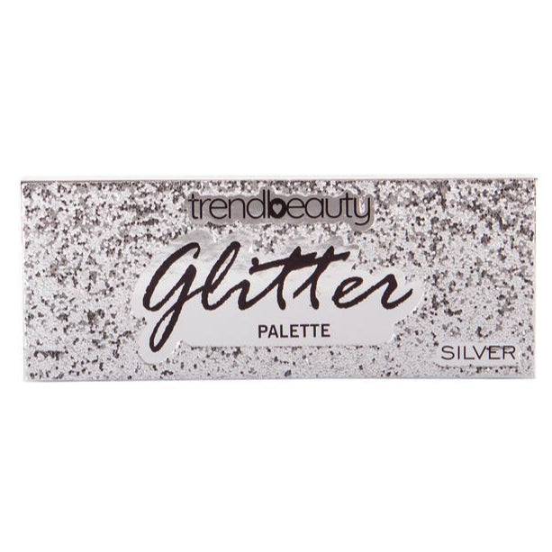 Glitter Silver Eyeshadow Palette - The Pink Makeup Box