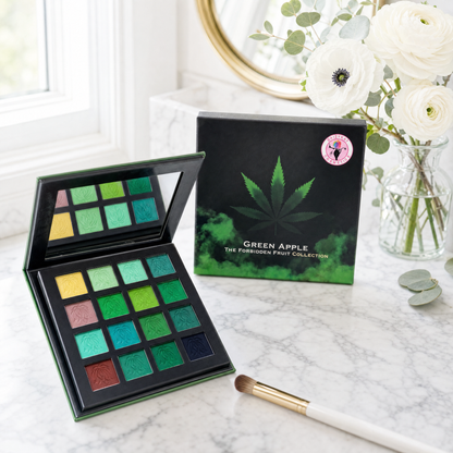 37 BIN - GREEN APPLE EYESHADOW PALETTE - All The Greens You'll Ever Need!