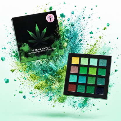 37 BIN - GREEN APPLE EYESHADOW PALETTE - All The Greens You'll Ever Need!