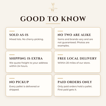 Wholesale Overstock Makeup Pallet