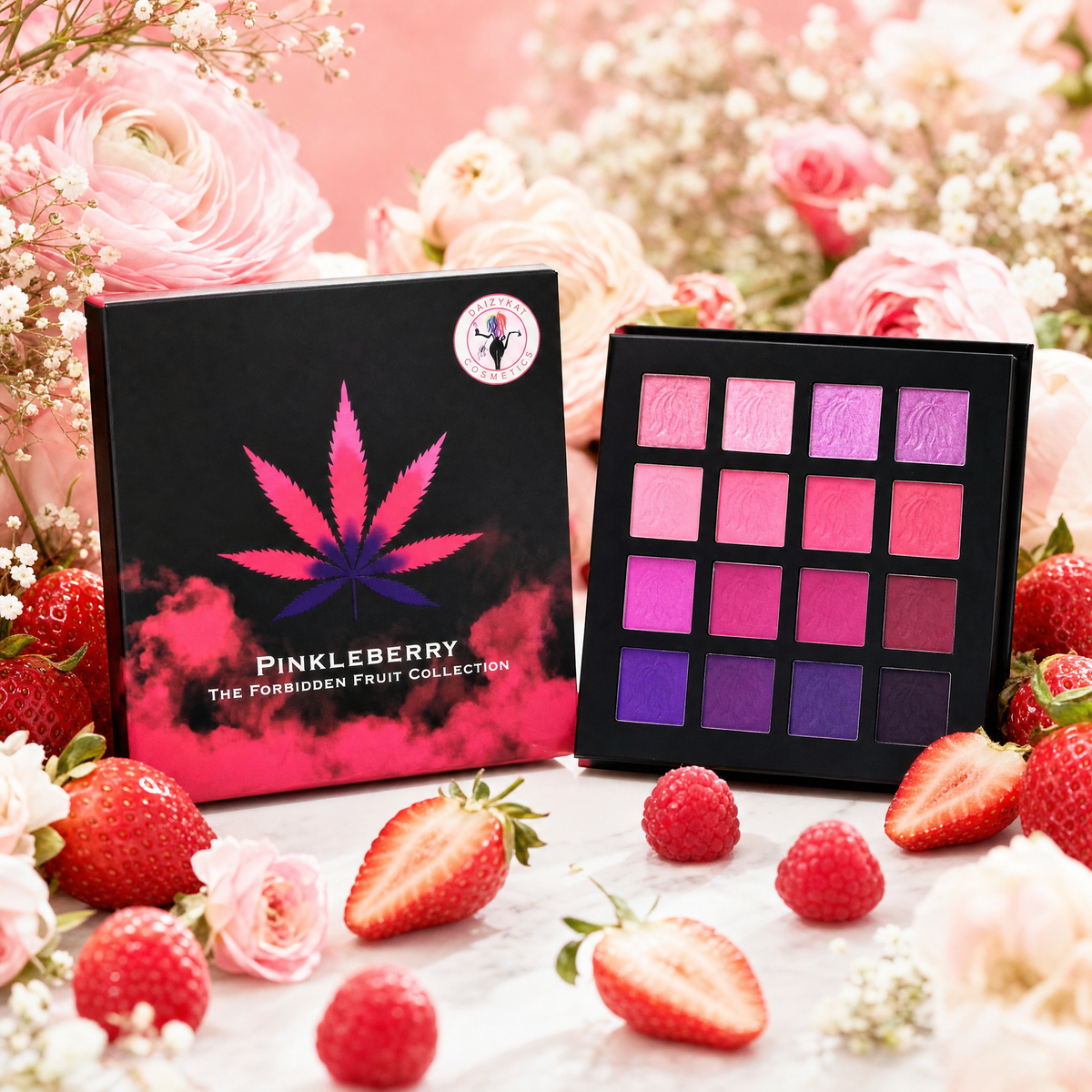 16 BIN -  PINKLEBERRY EYESHADOW PALETTE - All The Pinks You'll Ever Need!!