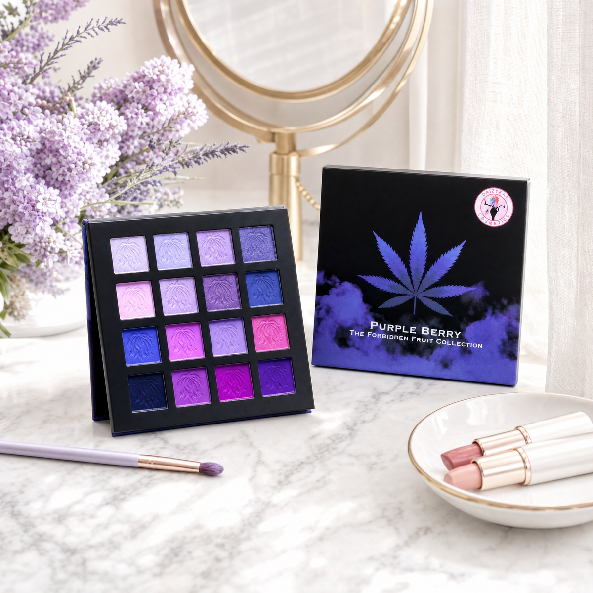 83 BIN - PURPLE BERRY EYESHADOW PALETTE - All The Purples You Need!!