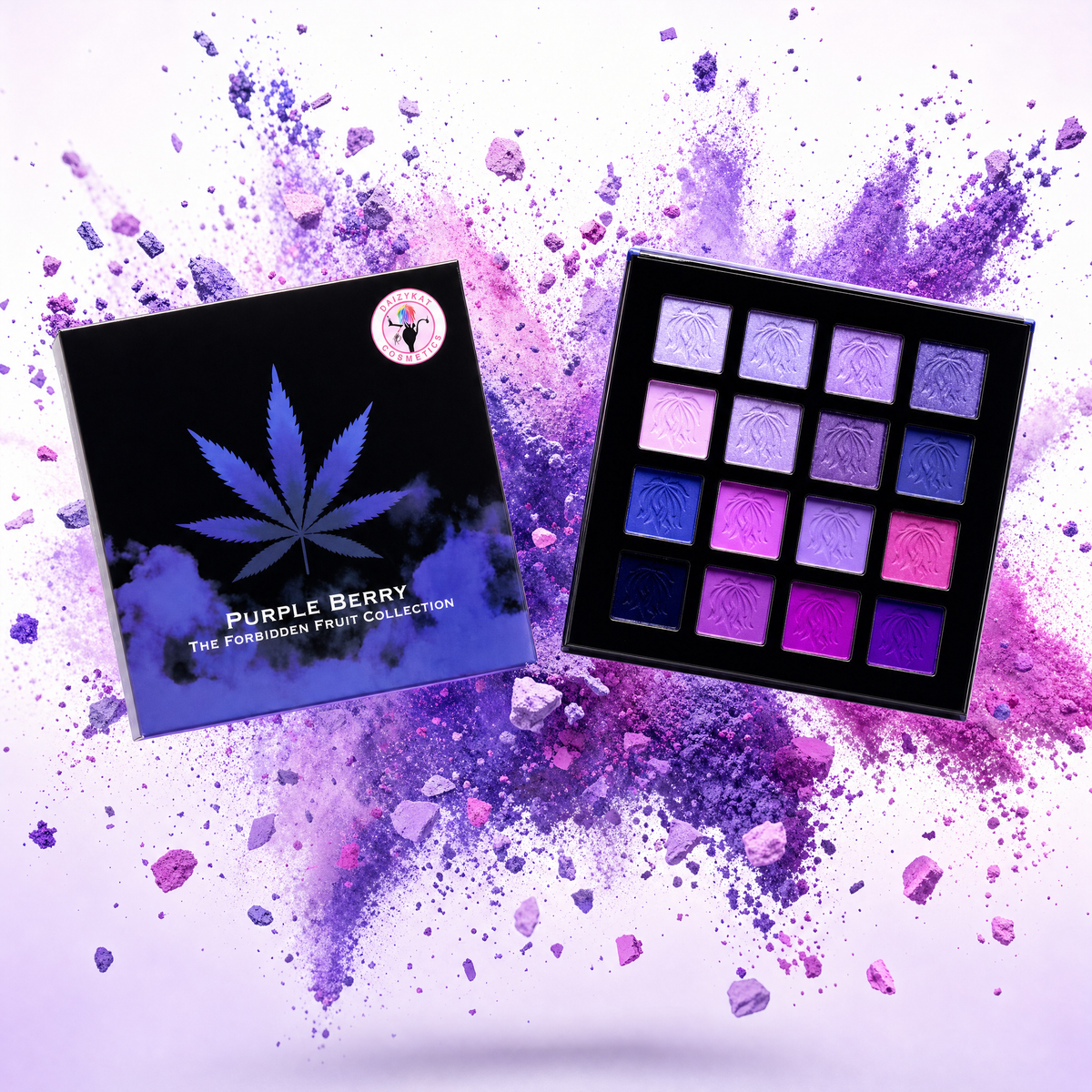 83 BIN - PURPLE BERRY EYESHADOW PALETTE - All The Purples You Need!!