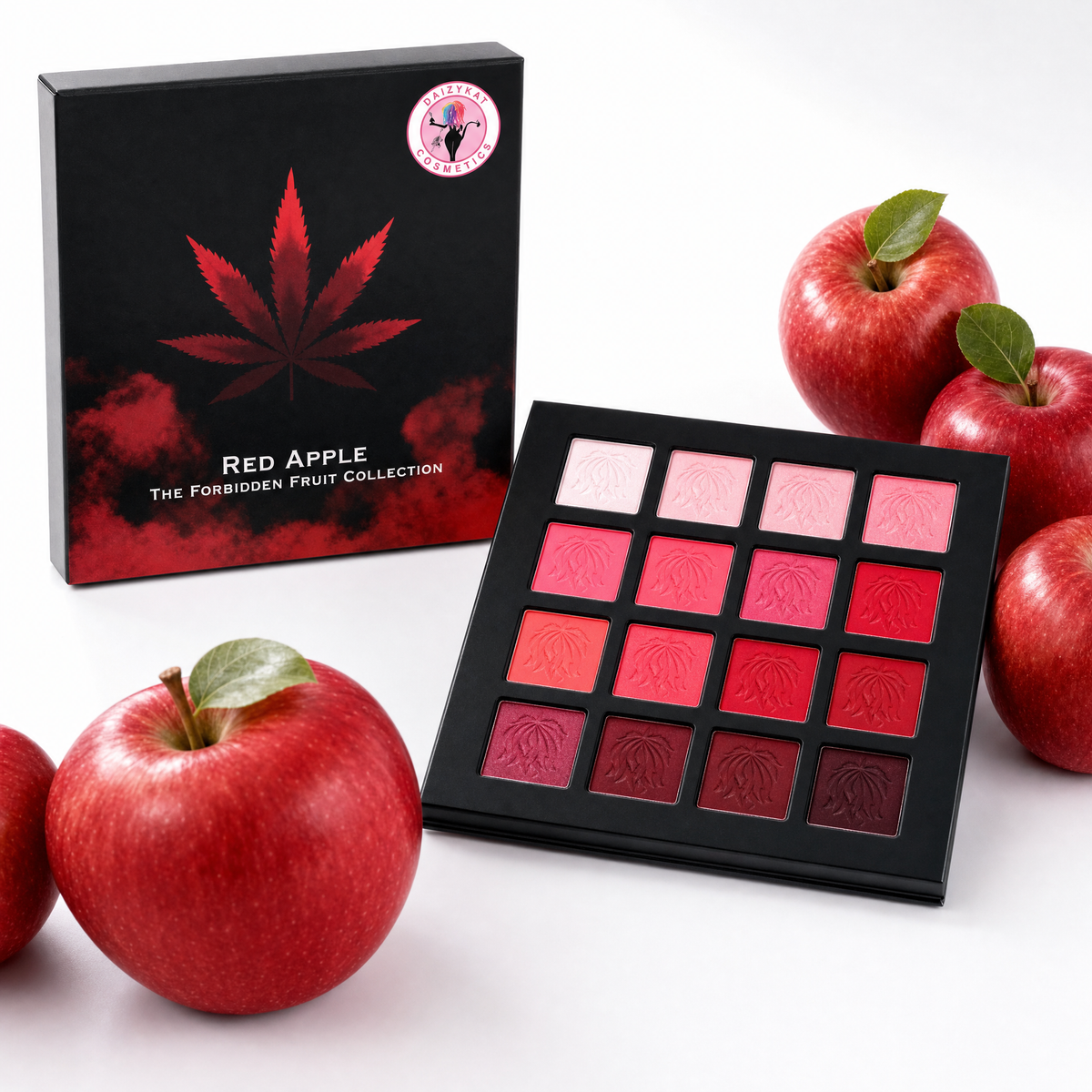 151 BIN - RED APPLE EYESHADOW PALETTE - All The Reds You Need!!