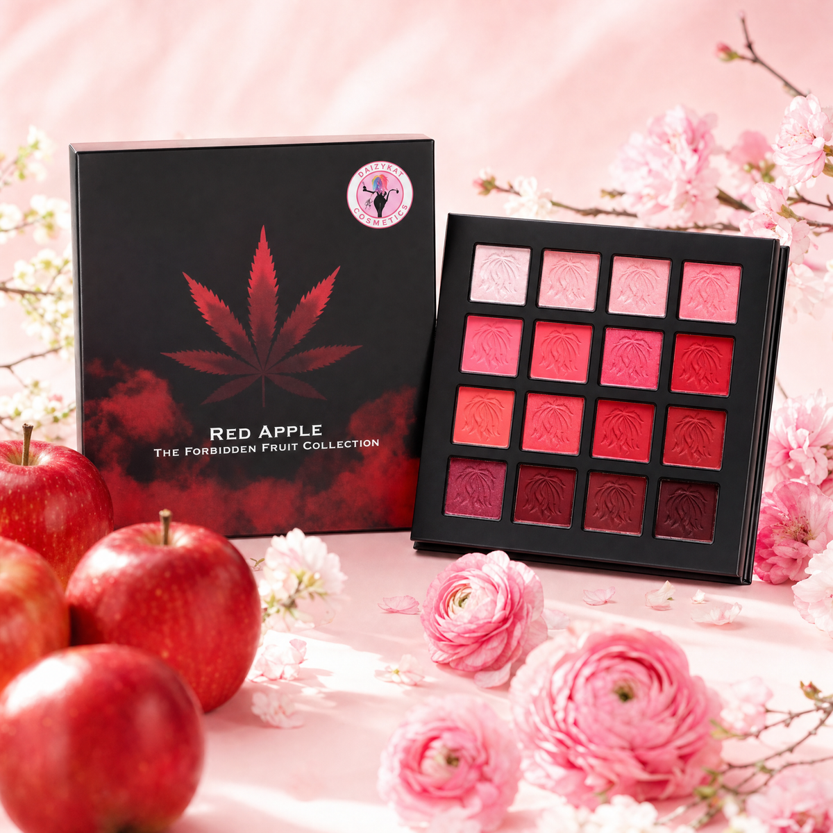 151 BIN - RED APPLE EYESHADOW PALETTE - All The Reds You Need!!