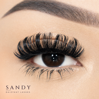 Sandy - 4D Luxury Synthetic Easy To Apply Hand Made Lashes