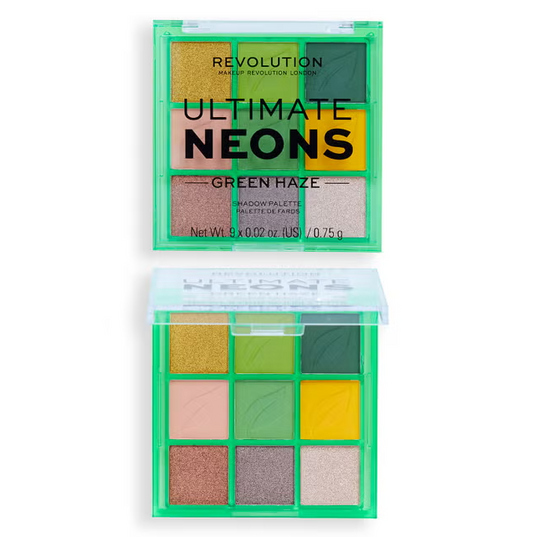 25 BIN - Revolution Artist collection Ultimate Neon Palette - Green Haze
