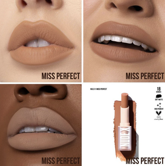 119 BIN - Nude X Soft Matte Lipstick -  MISS PERFECT