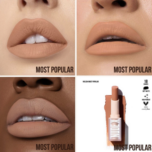 118 BIN - Nude X Soft Matte Lipstick -  MOST POPULAR