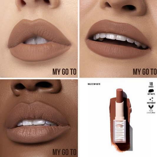 120 BIN - Nude X Soft Matte Lipstick - MY GO TO