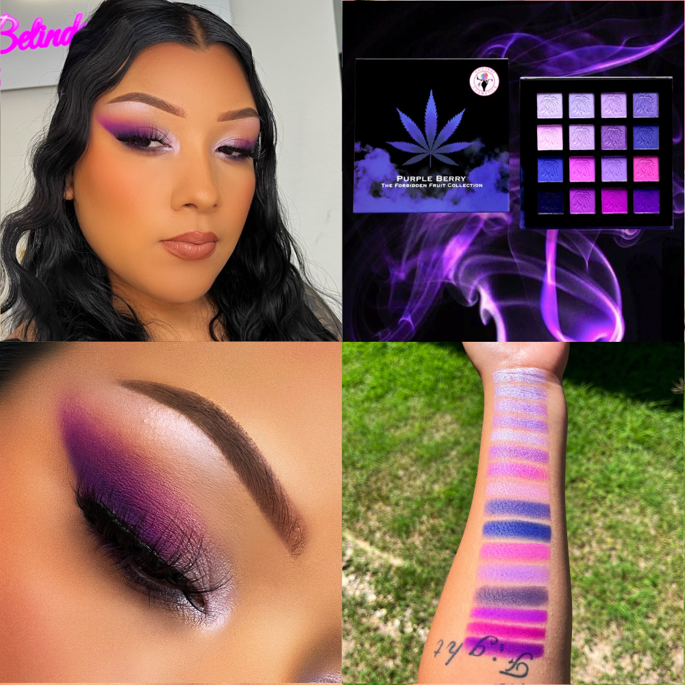 PURPLE BERRY EYESHADOW PALETTE - All The Purples You Need!! - The Pink Makeup Box