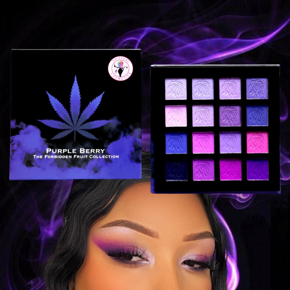 PURPLE BERRY EYESHADOW PALETTE - All The Purples You Need!! - The Pink Makeup Box