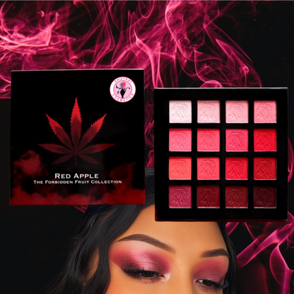 RED APPLE EYESHADOW PALETTE - All The Reds You Need!! - The Pink Makeup Box