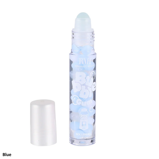 Bubble Gum Rollerball Lip Oil - Blue