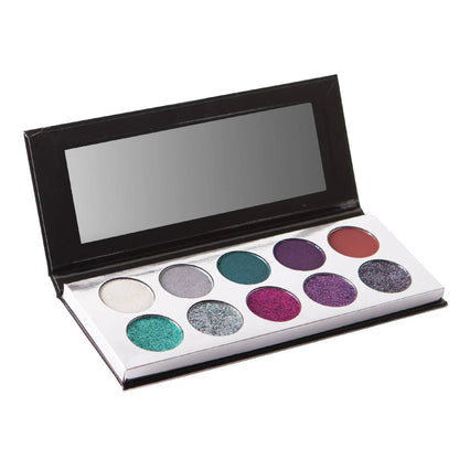 Glitter Silver Eyeshadow Palette - The Pink Makeup Box