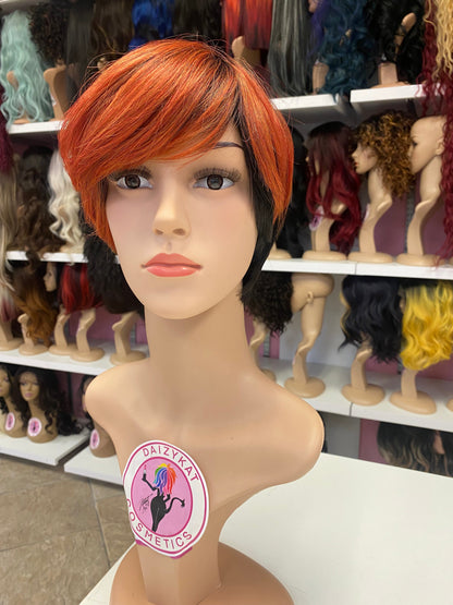 #104 Aria - BOY PRO CUT WIG - Color 1B/Copper - The Pink Makeup Box