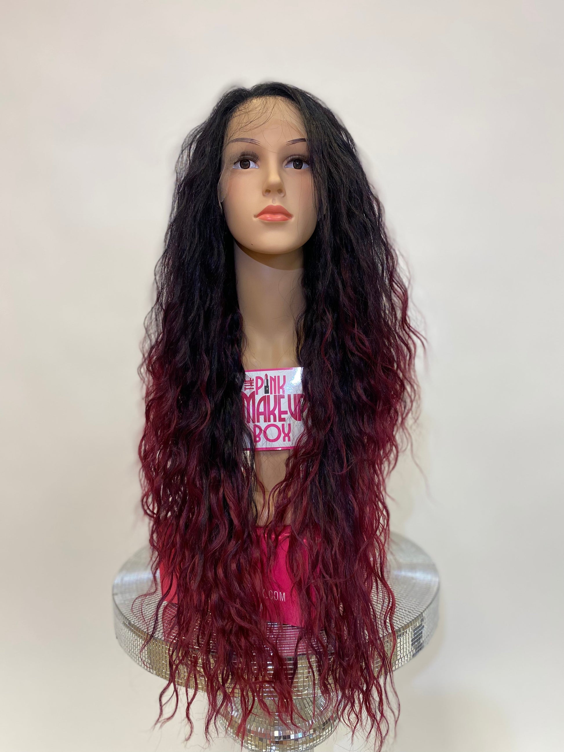 Erica - 13x4 Free Part Lace Front Wig - Color BUG 30in - The Pink Makeup Box
