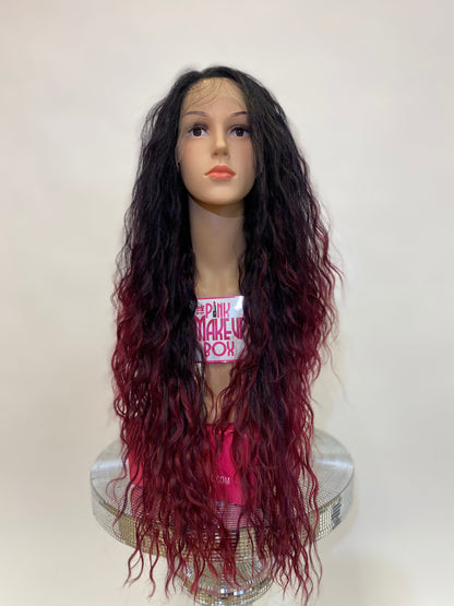 Erica - 13x4 Free Part Lace Front Wig - Color BUG 30in - The Pink Makeup Box