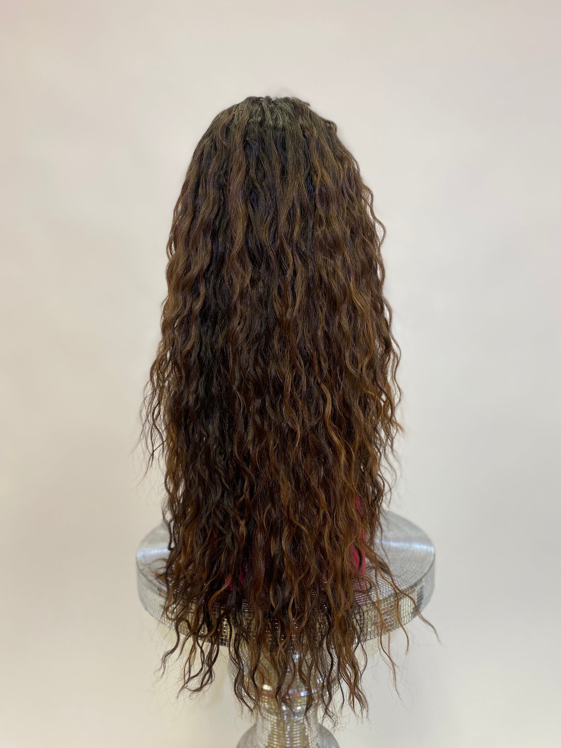 Erica - 13x4 Free Part Lace Front Wig - Color Brown 30in - The Pink Makeup Box